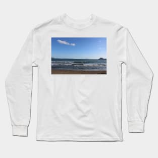 Lucrino Beach with a blue sky Long Sleeve T-Shirt